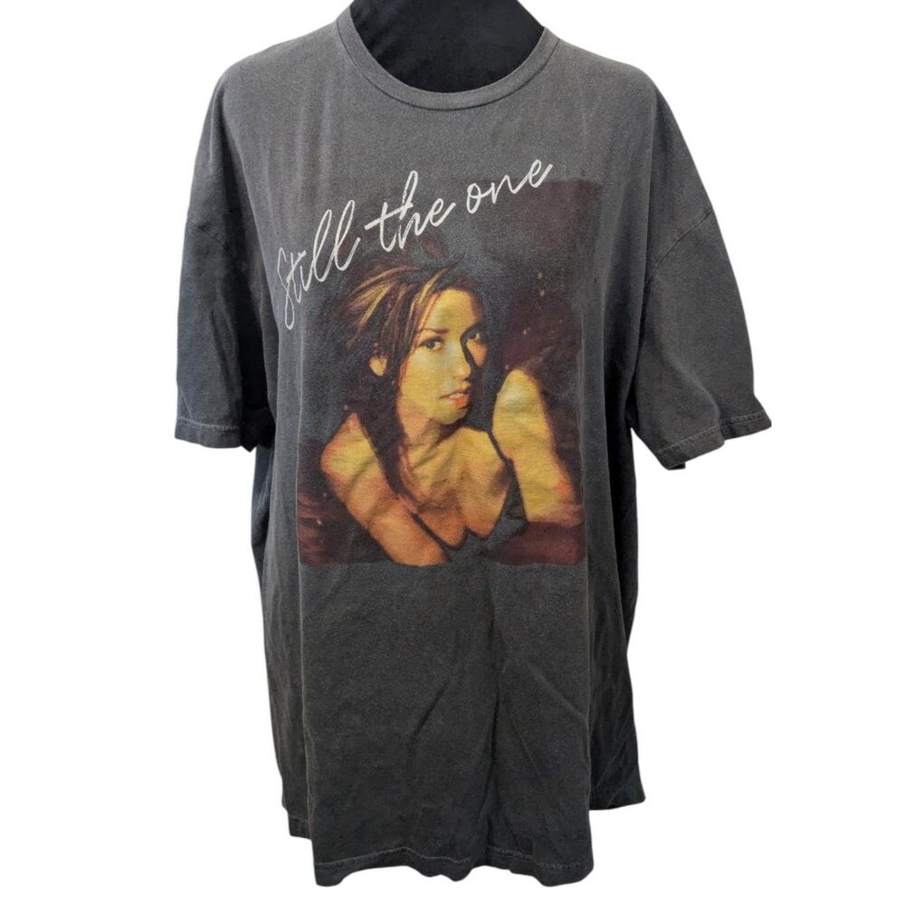 Shania Twain 2024 Still The One Jett Touring Graphic Tee Dark Gray Shirt Size XL